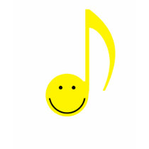 Happy Face Eighth Note t-shirts
