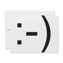 Happy face emoticon! personalized invitations