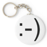 Happy face emoticon! keychains