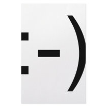 Happy face emoticon! stationery