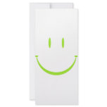 Happy Face: Green Full Color Rack Card