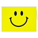 Happy Face Greeting Card