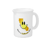 Happy Face - Have a California Day! Pitchers