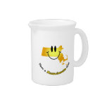 Happy Face - Have a Massachusetts Day! Pitcher