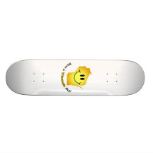 Happy Face - Have a Wisconsin Day! Skateboard