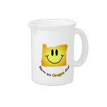 Happy Face - Have an Oregon Day! Pitcher