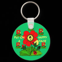 Happy Face! Key Chain keychains