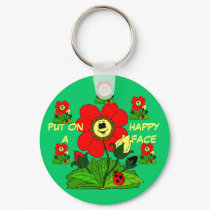 Happy Face! Key Chain keychains