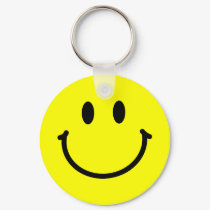 Happy Face Keychain
