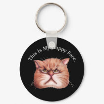 Happy Face Keychain