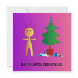 Happy Face Loves Xmas> Childrens Invitation card
