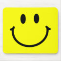 Happy Face Mousepad by screwballgraphics Happy Face Mousepad