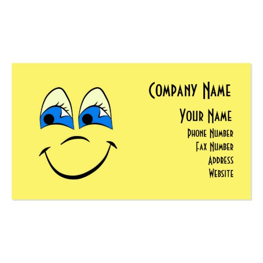 Happy Face Range Business Cards