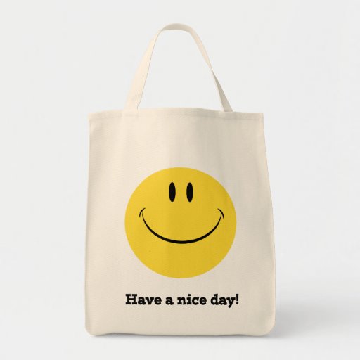 happy face bag