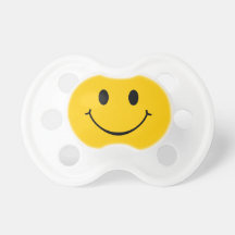 Happy Face Smiley Funny Pacifier