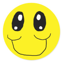 Happy Face Smiley Sticker stickers