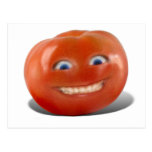 Happy Face Smiling Tomato Postcards