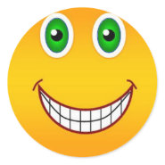 Happy face stickers sticker