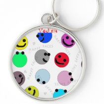 Happy Faces Key Chain for Pre-K Kids