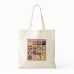 happy faces through art history tote bag