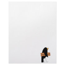 happy fall black crow letterhead