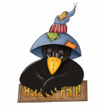 happy fall crow