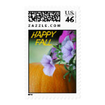 Happy Fall Pumpkin and Petunia Postage