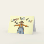 Happy Fall Thanksgiving Card