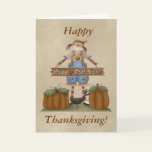 Happy Fall Thanksgiving Card