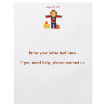 Happy Fall Y'all: Autumn scarecrow letter flyers by holidaywhimsy Happy Fall Y'all: Autumn scarecrow letter flyers