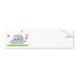 happy family cartoon bumper stickers