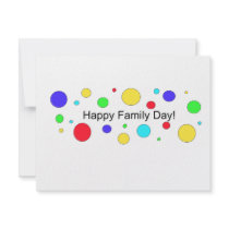 Happy Family Day! invitations