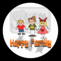 Happy Family stickers