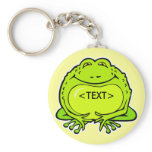 happy fat frog, <TEXT> keychains