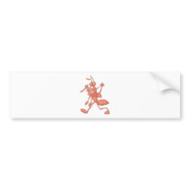 Happy Father and Son Ants Strolling bumper stickers