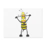 Happy Father and Son Bee Having Fun Post Card