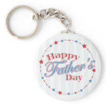 Happy Father's Day Stars keychains