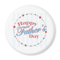 Happy Father's Day Stars magnets