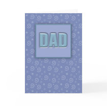 Happy Father's Day #1 (Blue) Card