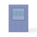 Happy Father's Day #1 (Blue) Card card