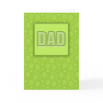 Happy Father's Day #1 (Lime) Card