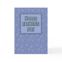 Happy Father's Day #2 (Blue) Card