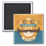Happy Father's Day 2 Inch Square Magnet