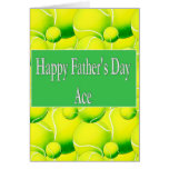 Happy Father's Day Ace! Tennis Ball Card