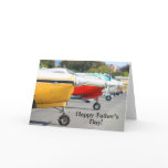 Happy Father's Day Airplanes greeting card