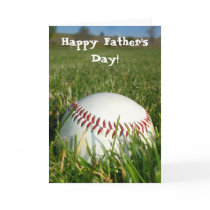 Happy Father's Day Baseball greeting card