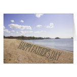 Happy Father's Day Beach Greeting Card