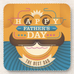 Happy Father's Day Beverage Coaster