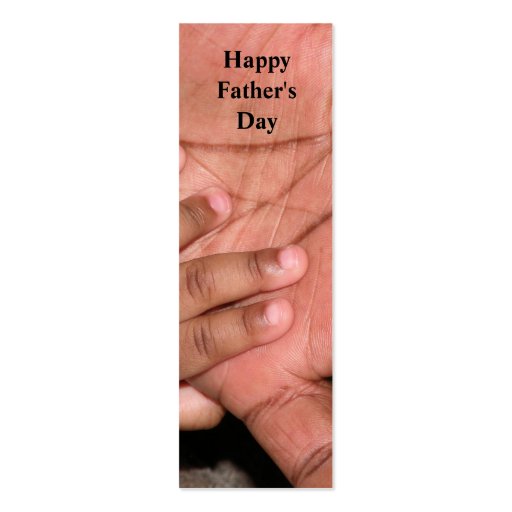 Happy Father's Day Bookmark Business Cards