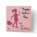 Happy Father's Day Button